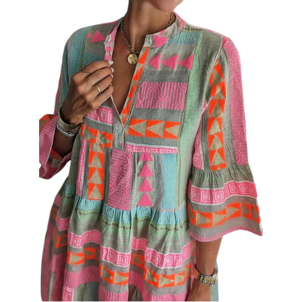 Broderet sommerkjole Mini Dorte | Rosendal