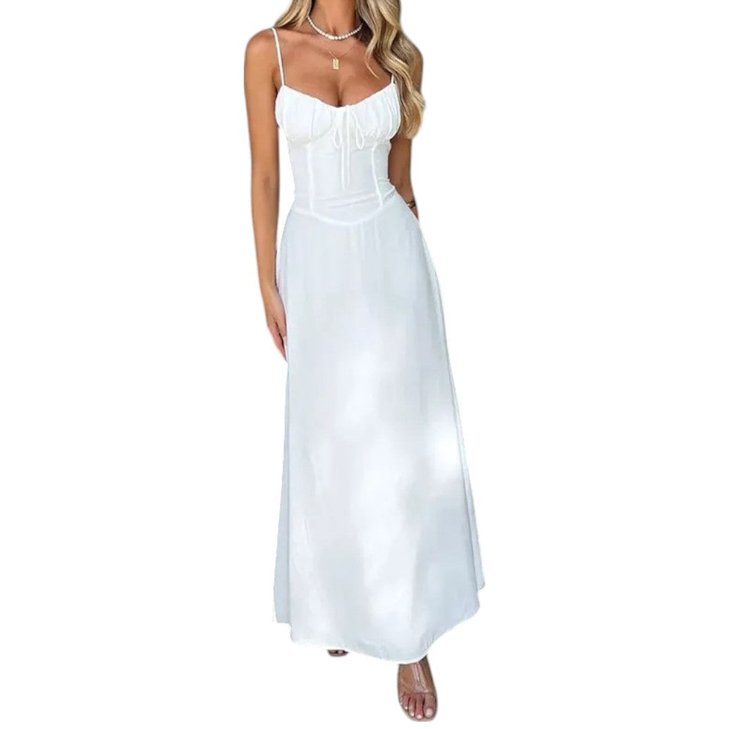 Elegant blondekjole Quralo sommerdesign | Rosendal