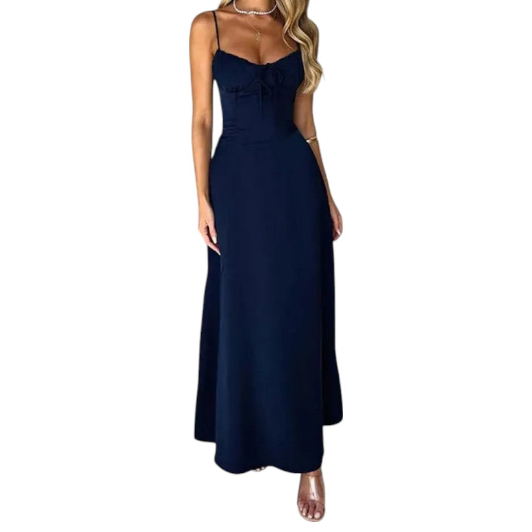 Elegant blondekjole Quralo sommerdesign | Rosendal