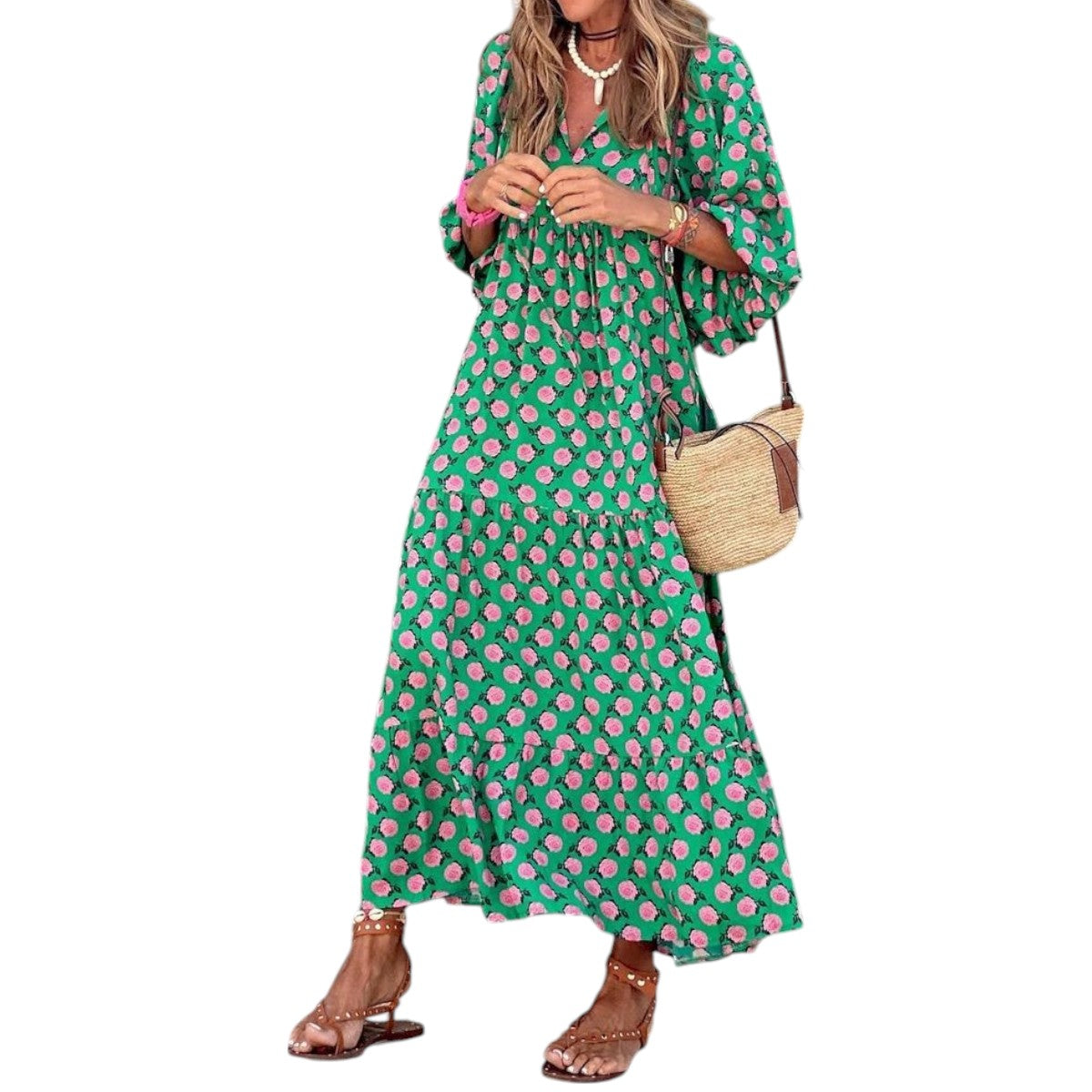 Maxi Boho Kjole | Rosendal