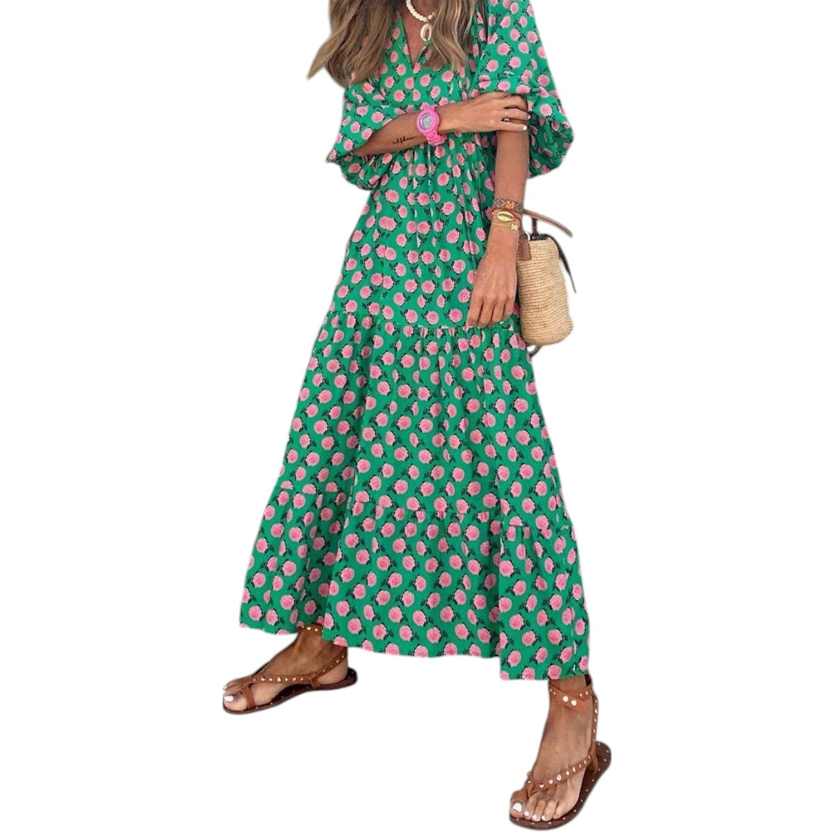 Maxi Boho Kjole | Rosendal