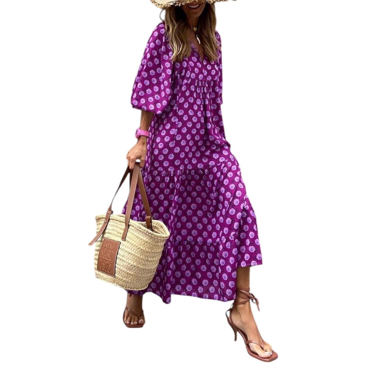 Maxi Boho Kjole | Rosendal