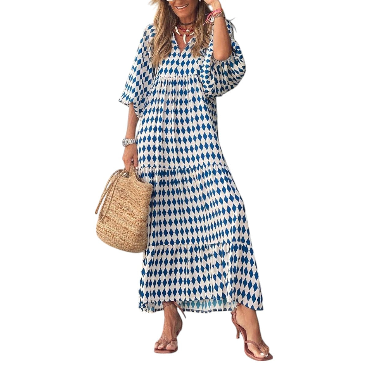 Maxi Boho Kjole | Rosendal