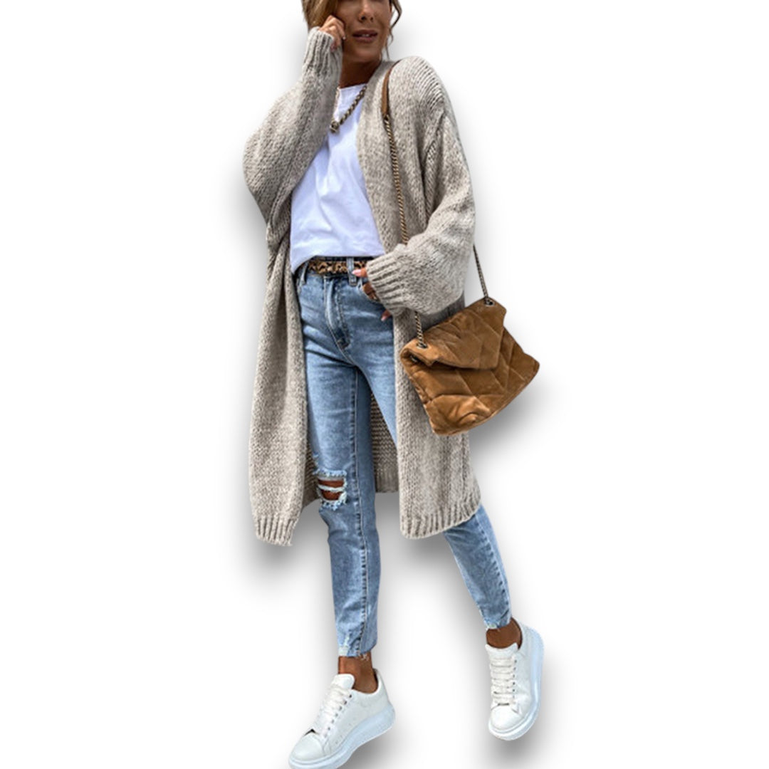 Klassisk Lang Cardigan | Rosendal
