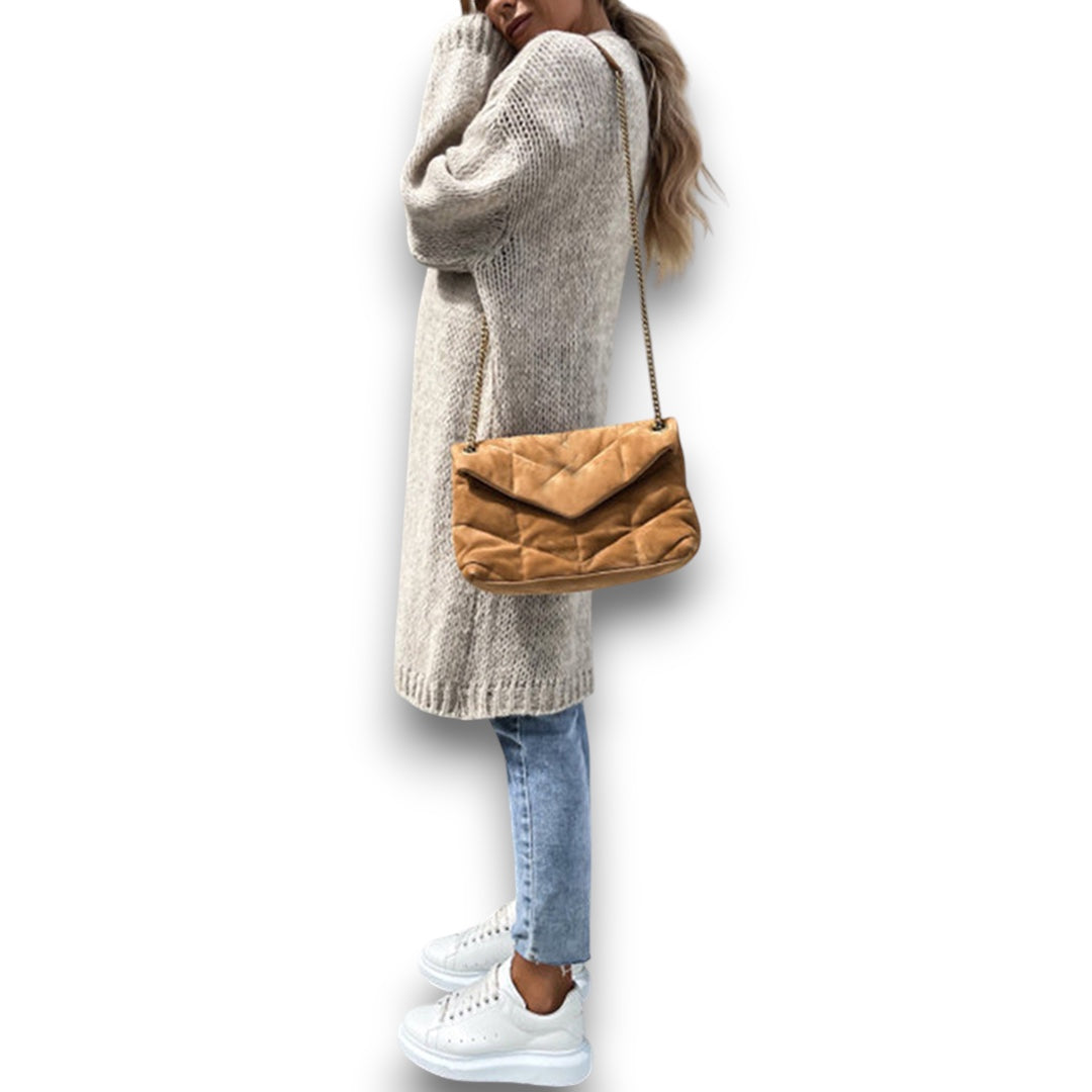 Klassisk Lang Cardigan | Rosendal