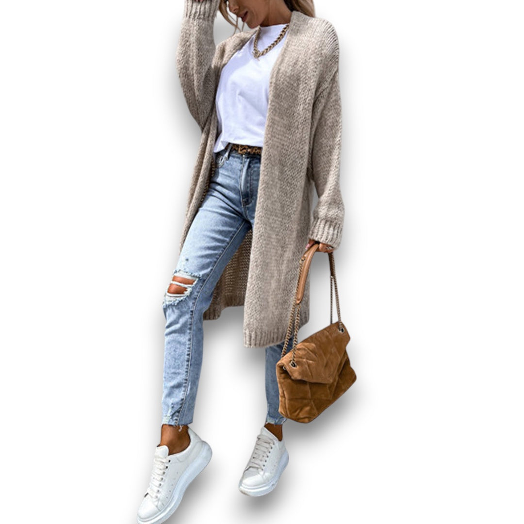 Klassisk Lang Cardigan | Rosendal
