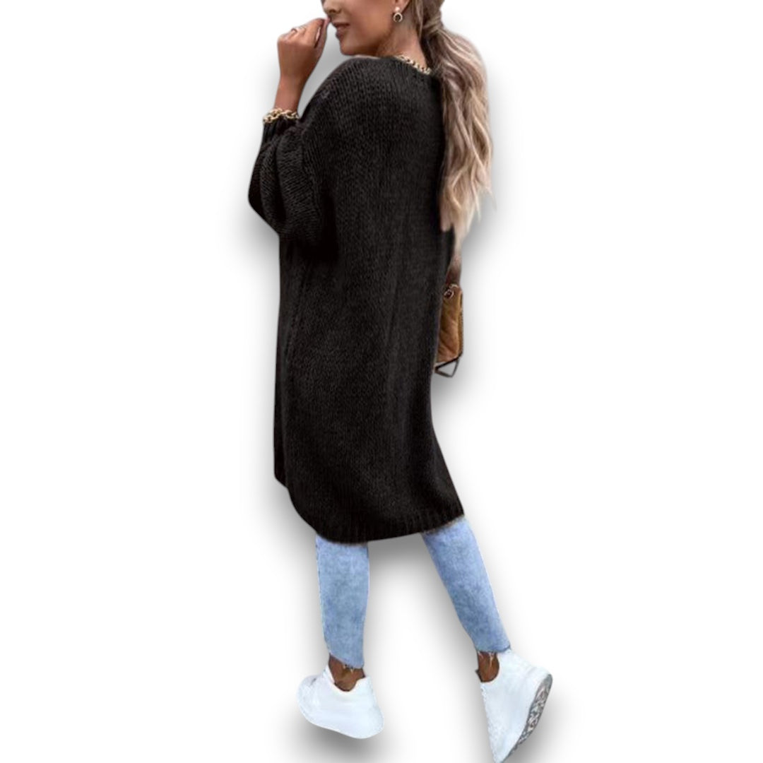 Klassisk Lang Cardigan | Rosendal