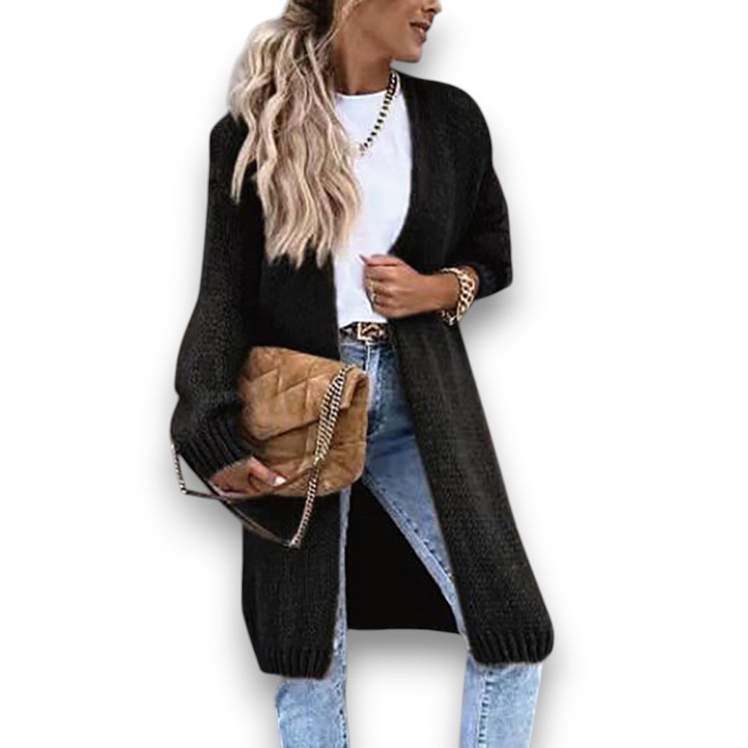 Klassisk Lang Cardigan | Rosendal