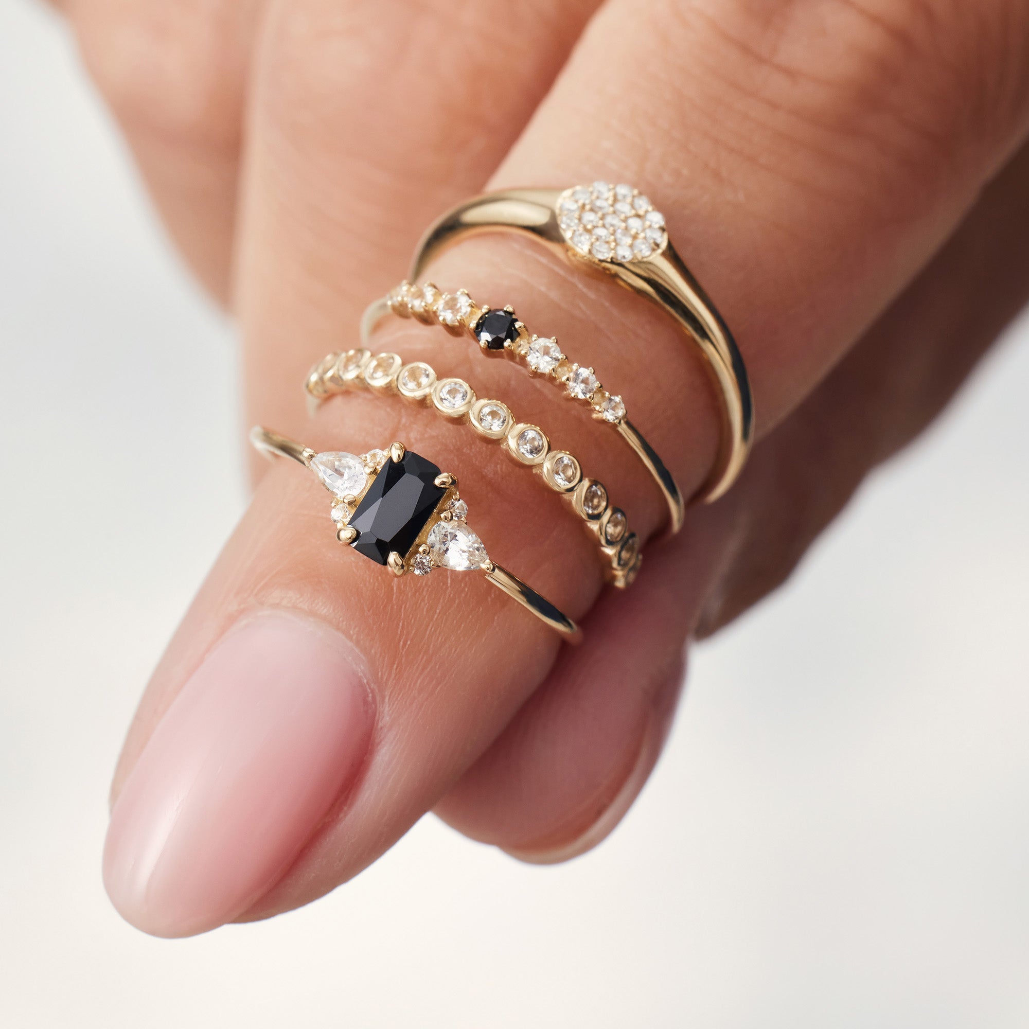 Diamant Blæsering Guld 14k | Rosendal™