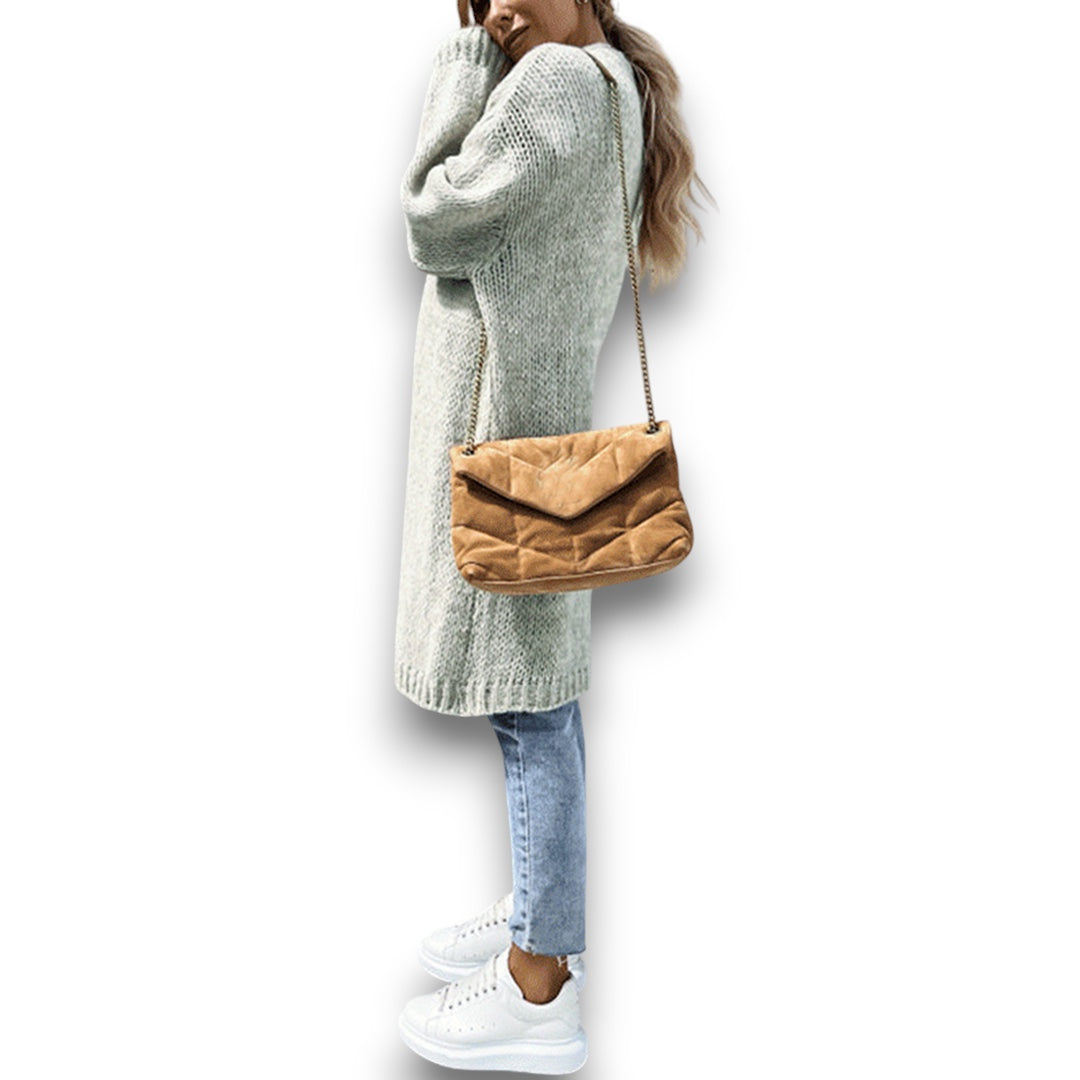 Klassisk Lang Cardigan | Rosendal