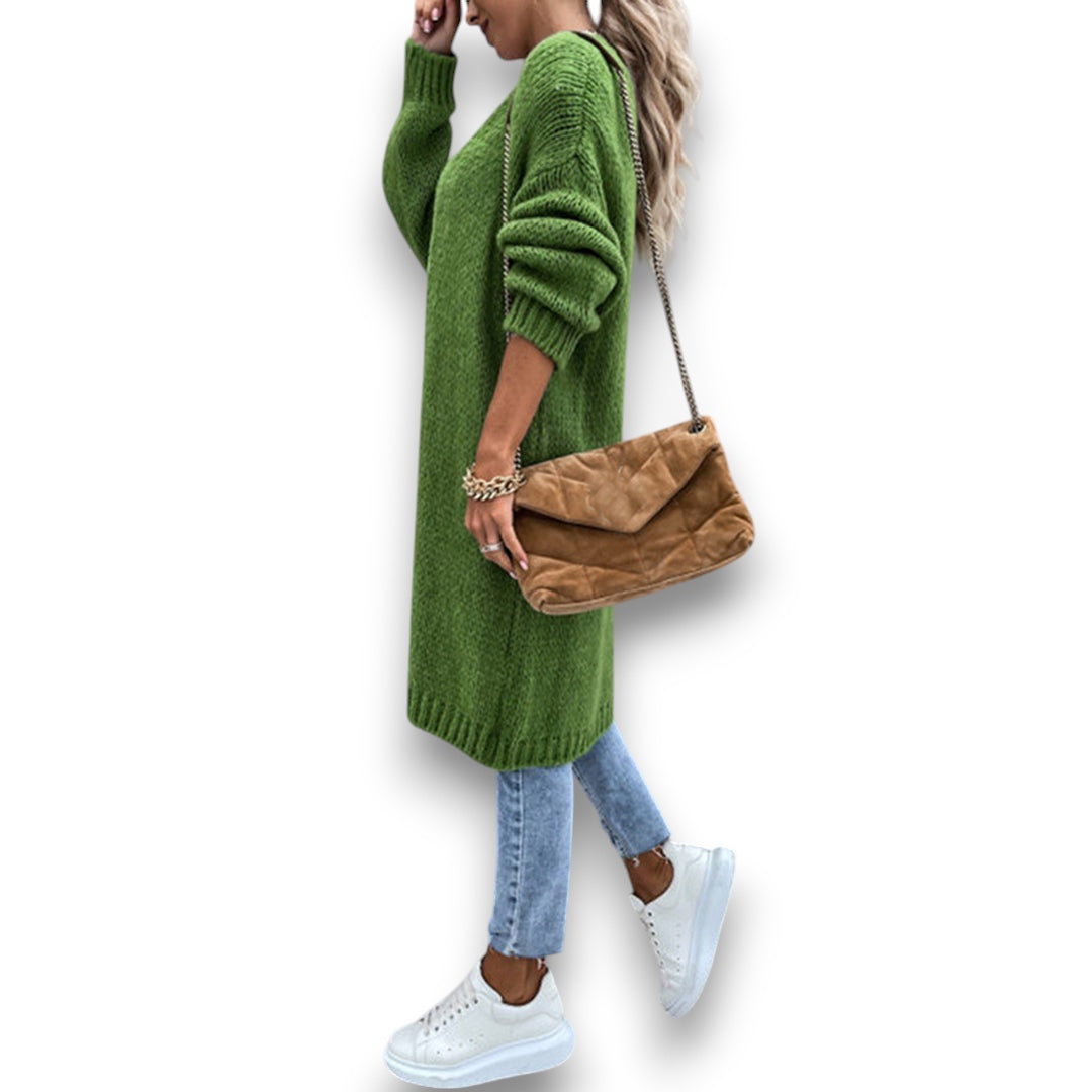 Klassisk Lang Cardigan | Rosendal
