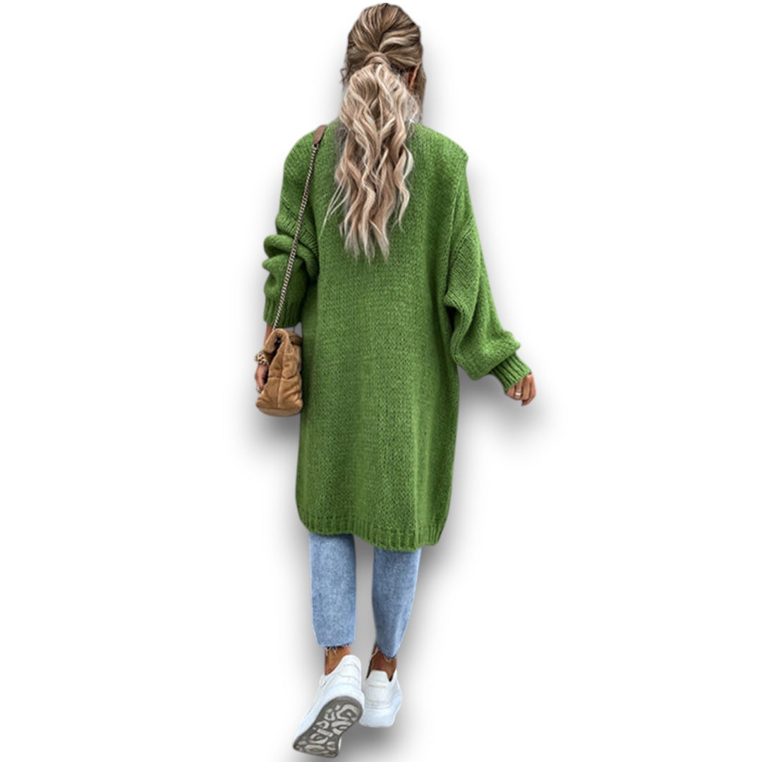 Klassisk Lang Cardigan | Rosendal