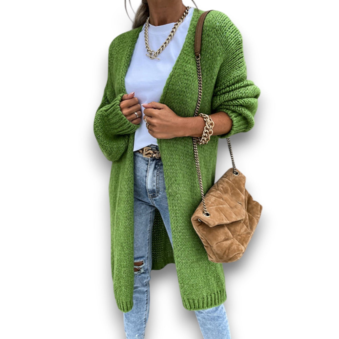 Klassisk Lang Cardigan | Rosendal