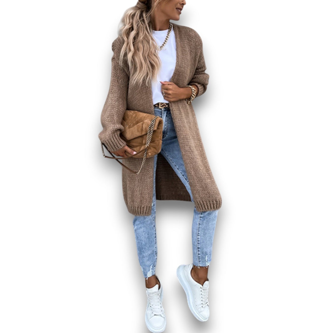 Klassisk Lang Cardigan | Rosendal