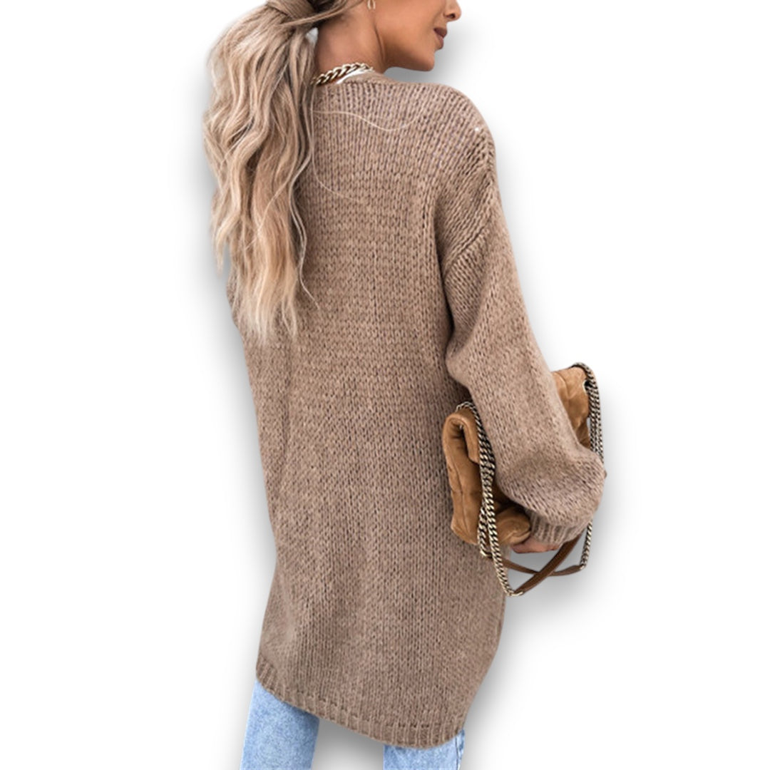Klassisk Lang Cardigan | Rosendal