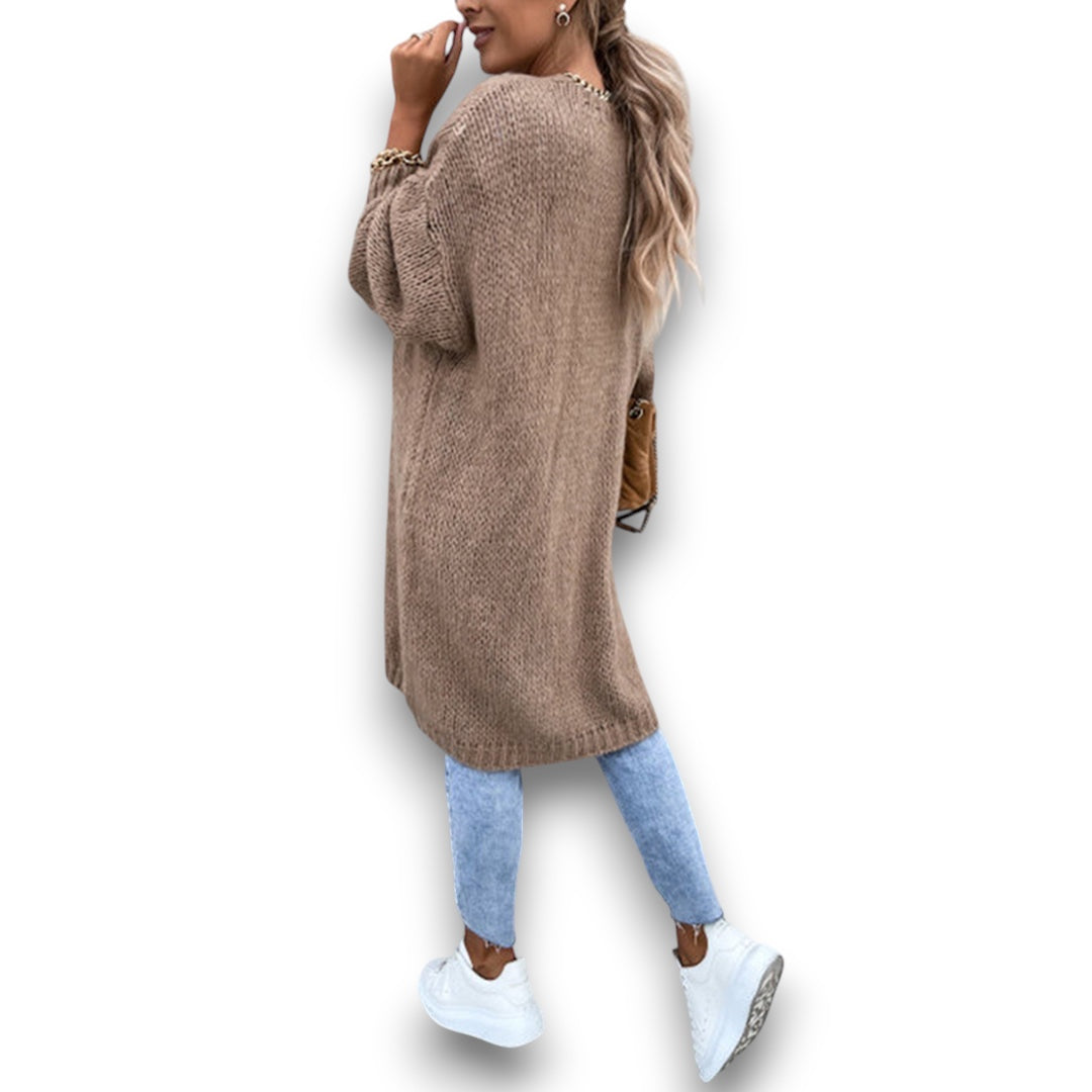 Klassisk Lang Cardigan | Rosendal