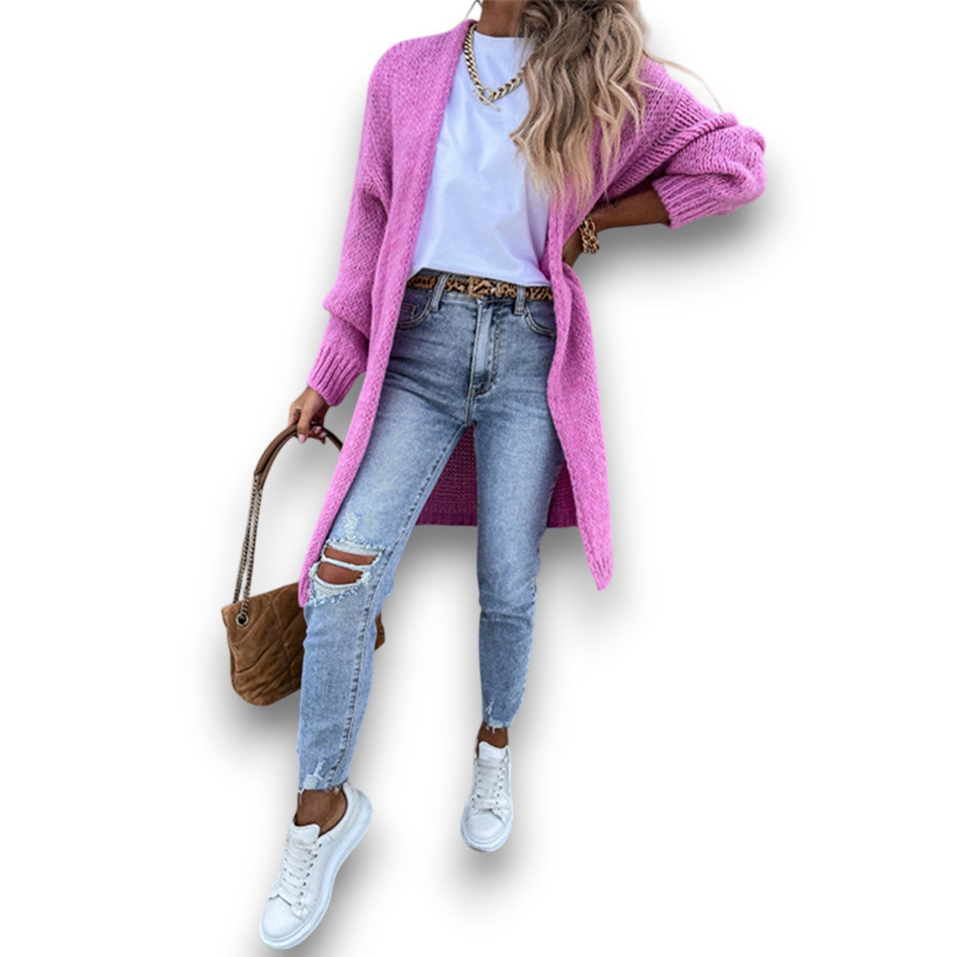 Klassisk Lang Cardigan | Rosendal