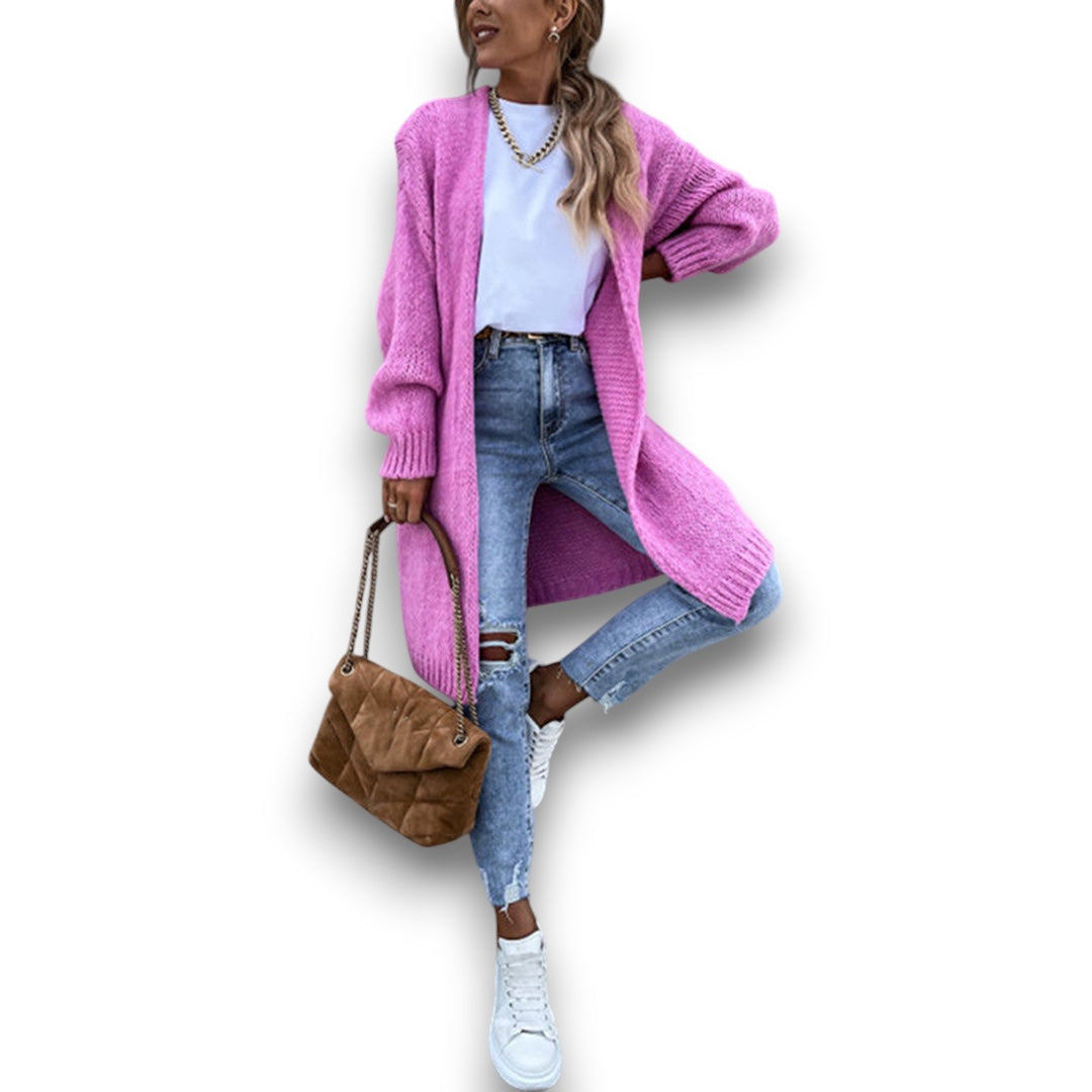 Klassisk Lang Cardigan | Rosendal
