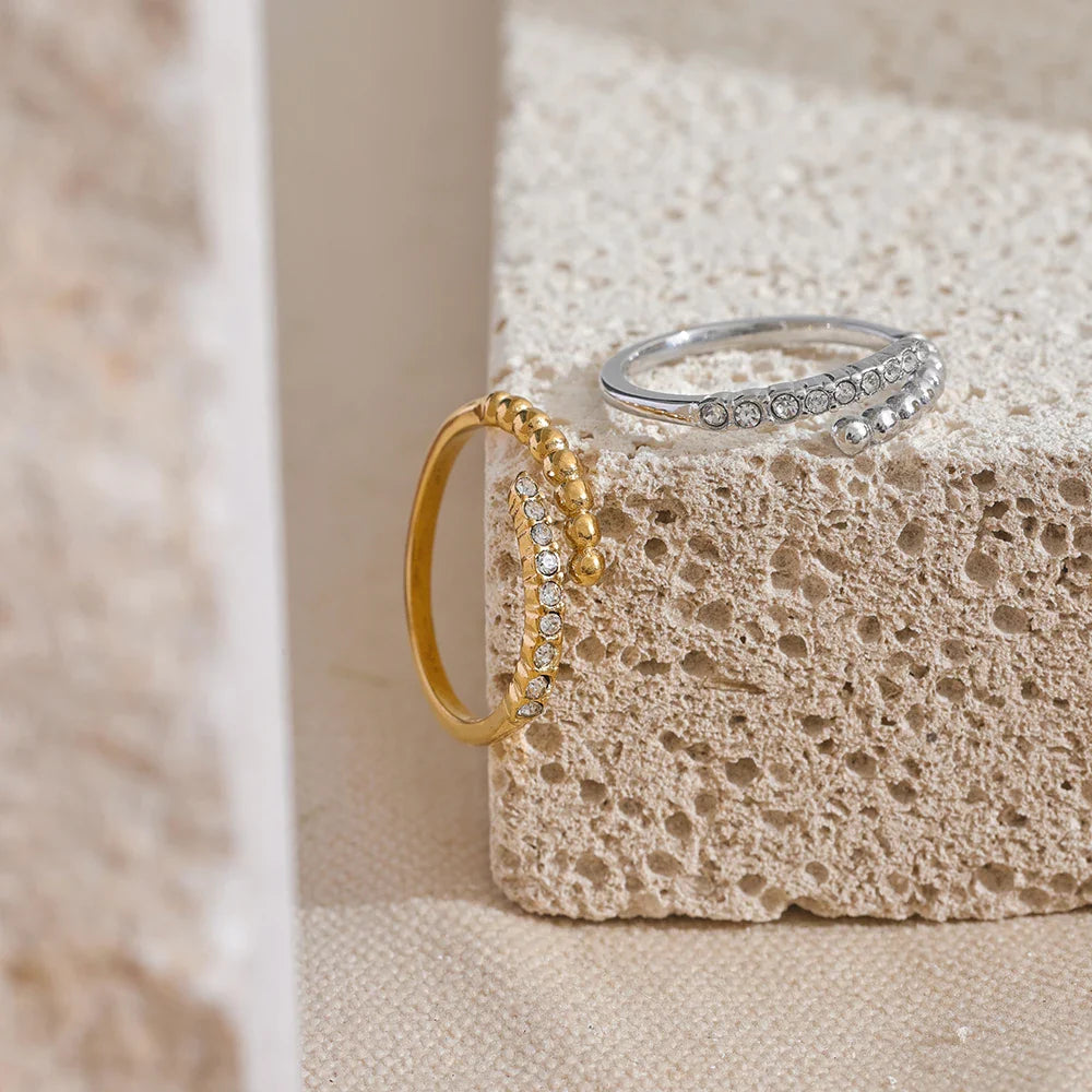 Dobbelt Tekstur Ring | Rosendal