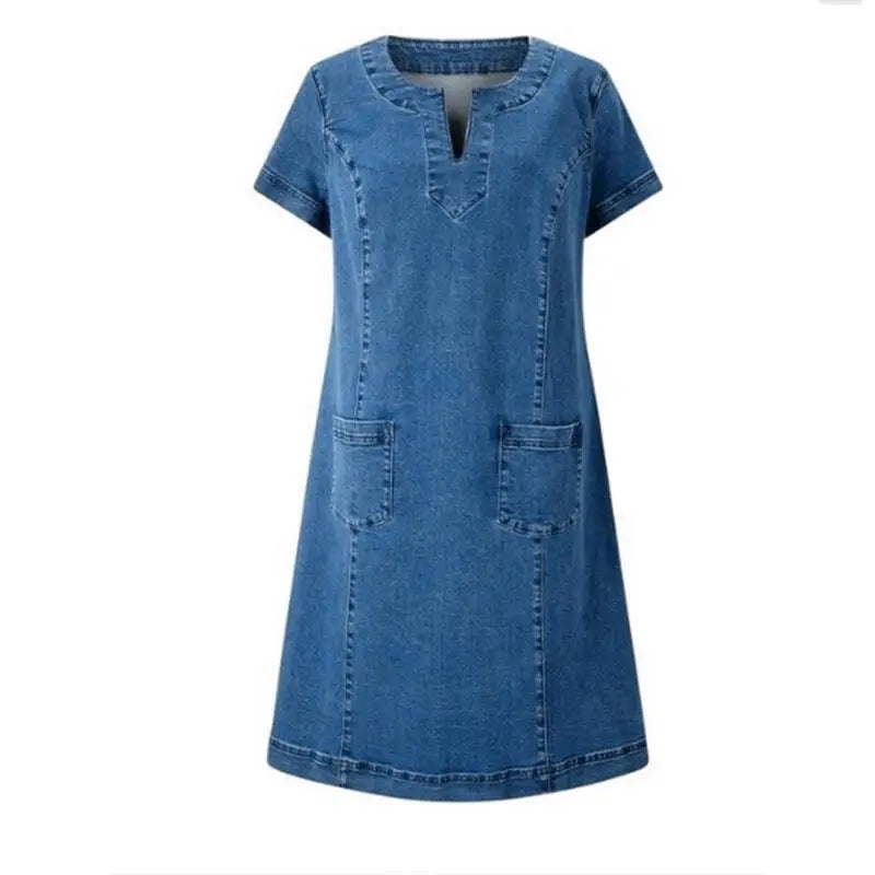 Blød Denimkjole Lina | Rosendal