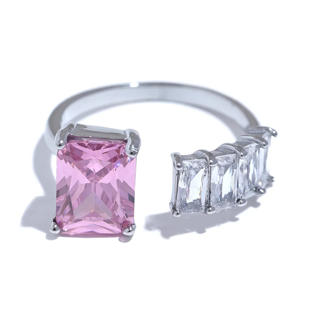 Asymmetrisk Elegant Prisma Ring" in Danish without "LUNVIA" and replacing it with "Rosendal" would be: 

"Rosendal Asymmetrisk Elegant Prisma Ring
