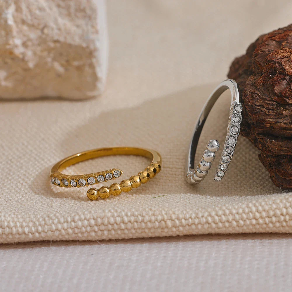 Dobbelt Tekstur Ring | Rosendal