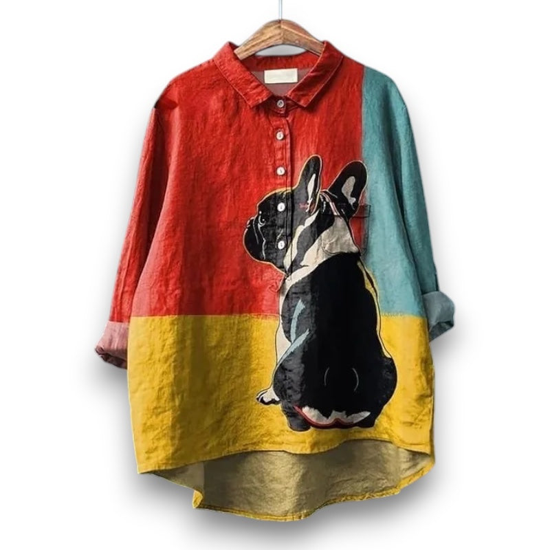 Cane T-shirt Kunst Dyr | Rosendal