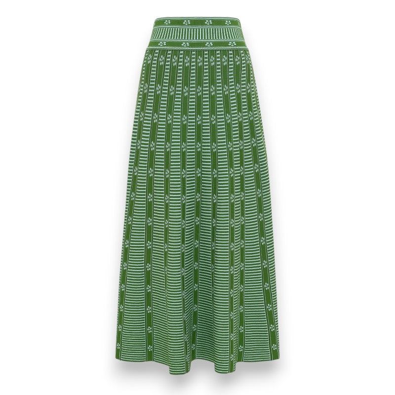 Falda floral grøn | Rosendal