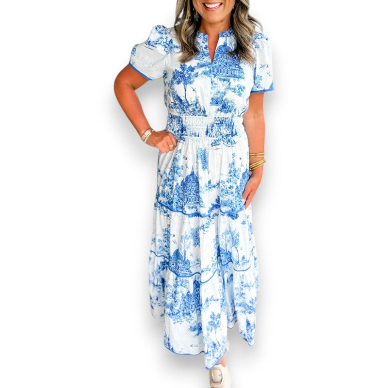 Maxi kjole Susanne | Rosendal