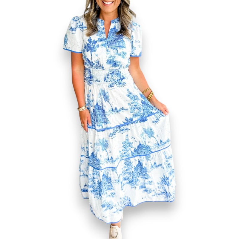 Maxi kjole Susanne | Rosendal