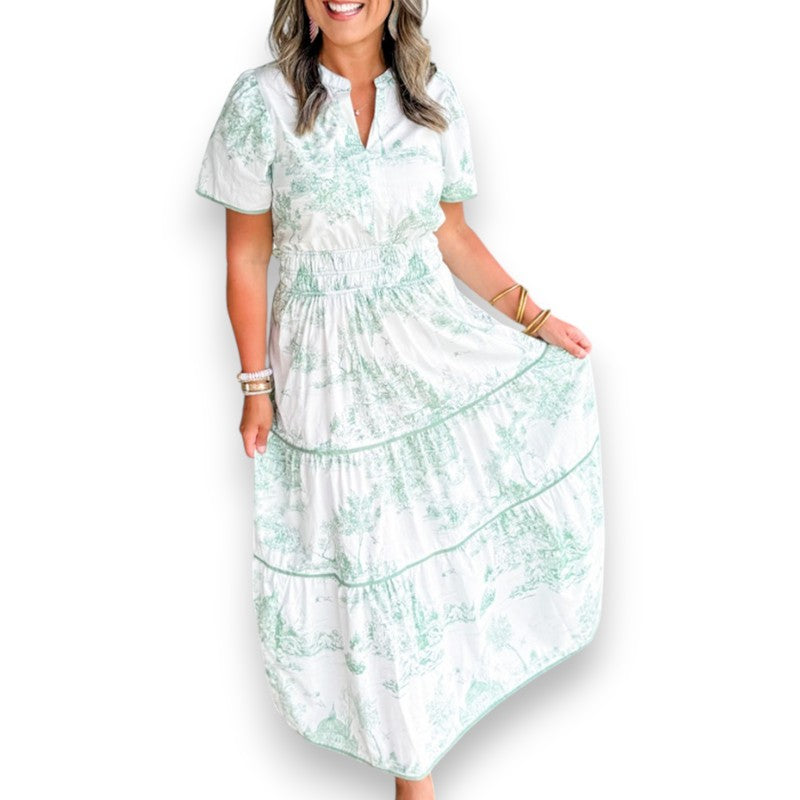 Maxi kjole Susanne | Rosendal