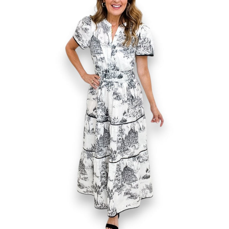 Maxi kjole Susanne | Rosendal