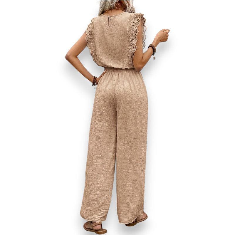Chic kort lace sæt | Rosendal