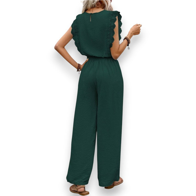 Chic kort lace sæt | Rosendal
