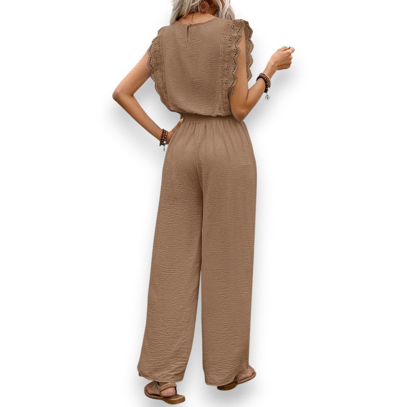 Chic kort lace sæt | Rosendal