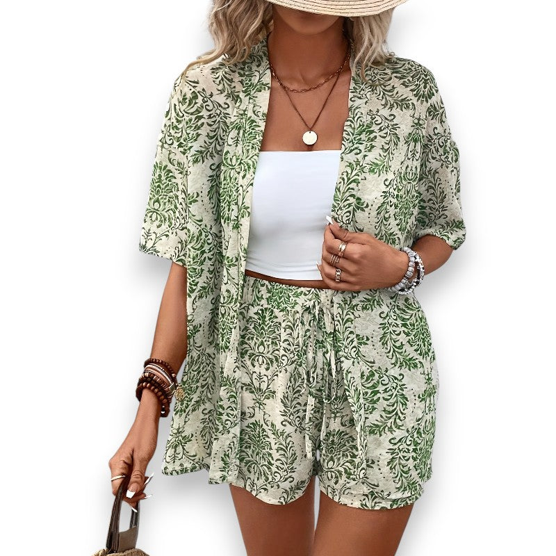 Chic Floral Print Sæt, begrænset lager | Rosendal