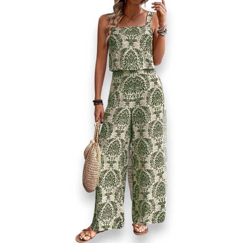 Rosendal | Tanktop chic med brede bukser