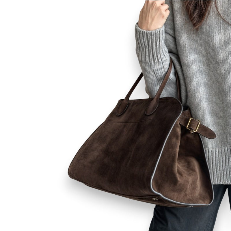 Aurora Suede Skuldertaske BB