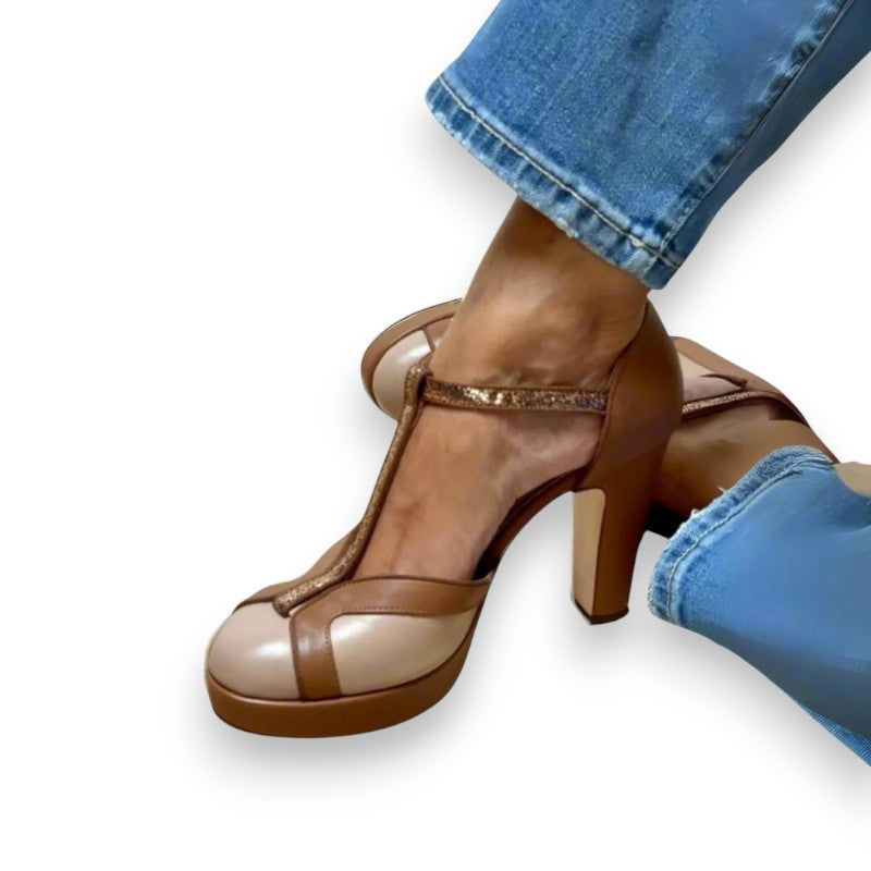 Elegante og komfortable sandaler med hæl | Rosendal