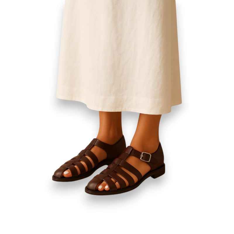 Lukket sandal med rem Helle™ | Rosendal