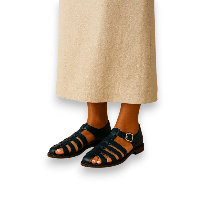Lukket sandal med rem Helle™ | Rosendal