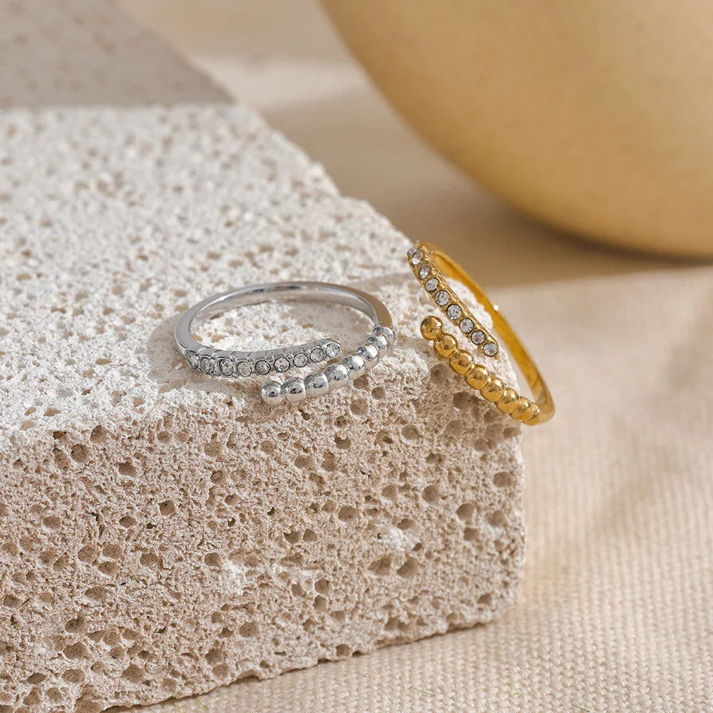 Dobbelt Tekstur Ring | Rosendal