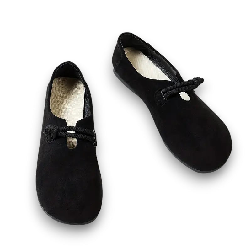 slip-on ensfarvede sko Susanne I Rosendal