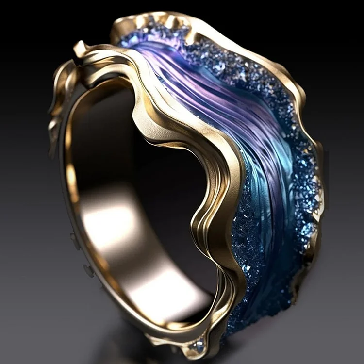 Vintage ring i guld fra havet I Rosendal