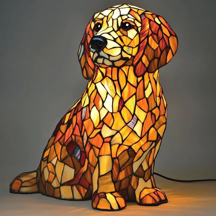 Spirituel Golden Retriever Figur I Rosendal