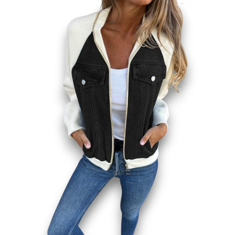 Unik denimjakke med vintage twist Anne | Rosendal