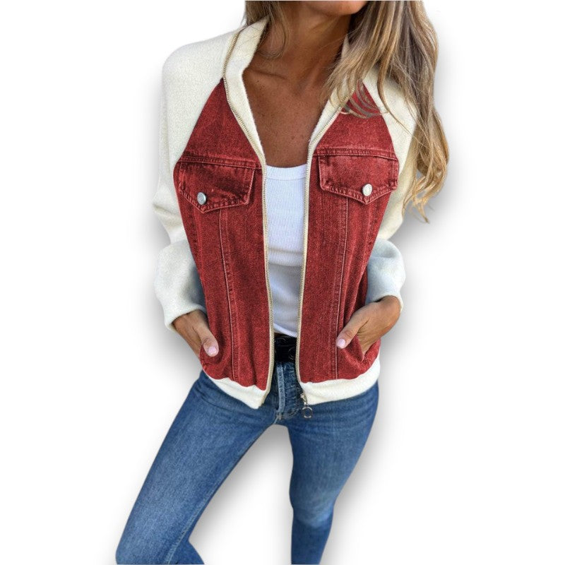Unik denimjakke med vintage twist Anne | Rosendal